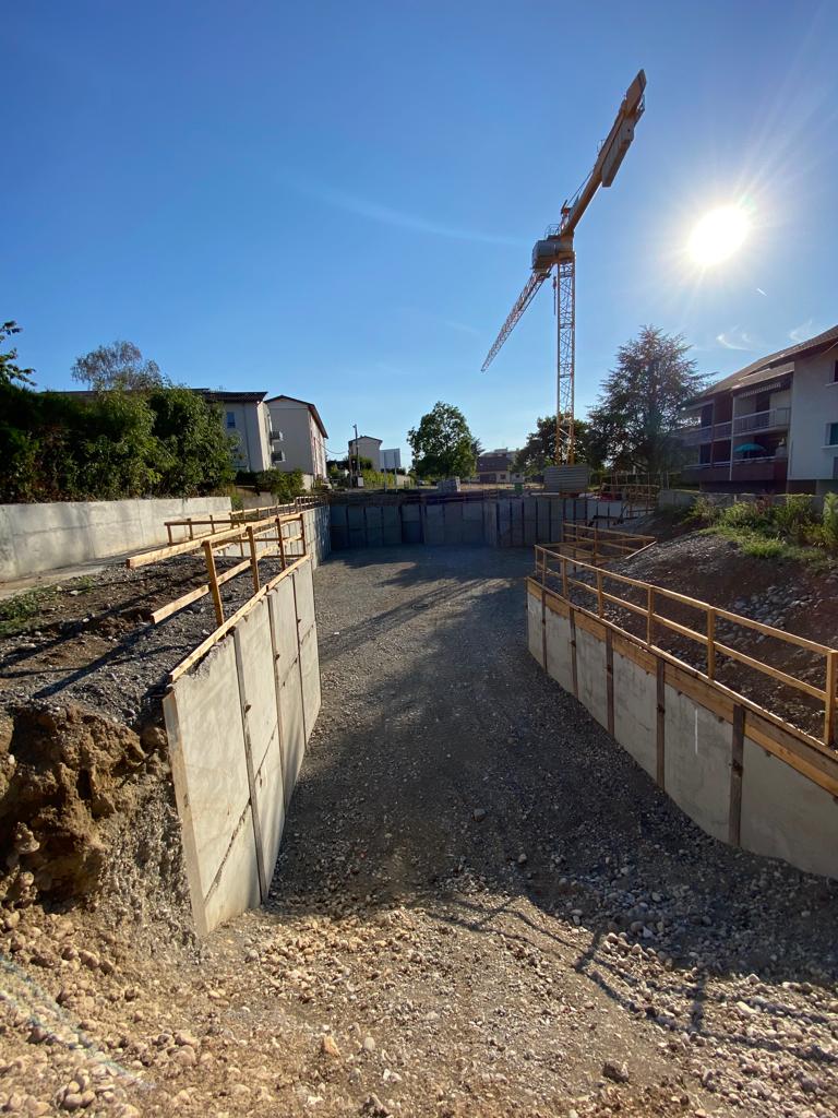 Actualité Arrivée de la grue sur le site d’EPURE à Thonon-les-Bains !